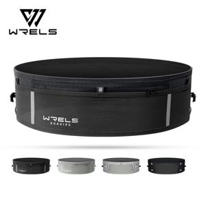 WRELS 남성 여성 탄성 야외 러닝 허리 벨트 슬림 스포츠 패니 팩 보이지 않는 허리 가방 경량 피트니스 허리 벨트