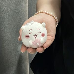 큐티지이 체리블라썸 시리즈 벚꽃 봉봉 작은 펜던트 참 장식 인형 열쇠고리 선물 재고 있음 라코 우사기 모모나