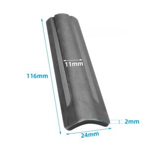 전술용 20/116mm 스틸 원형 바닥 도브테일 장난감 총 레일 베이스 마운트 11mm 조준기 어댑터
