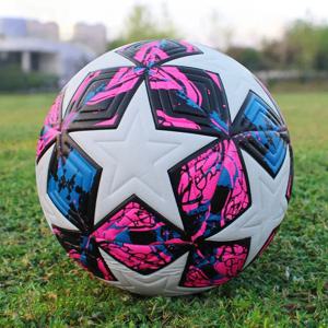 프로페셔널 심리스 PU 축구공 사이즈 4 & 사이즈 5 방수 야외 잔디 경기 훈련용 풋볼