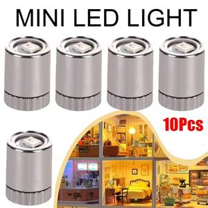 10Pcs 새로운 작은 미니 LED 빛 배터리 구동 다채로운 전구 전자 장난감 액세서리 파티 새해 휴일 장식
