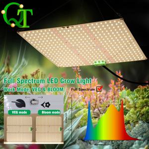 풀 스펙트럼 LM281B LED 식물등, 온실 수경재배 모든 성장 단계에 적합한 조절 가능한 스펙트럼 식물 램프