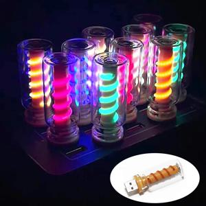 창의적인 USB 터치 컨트롤 자동차 LED 디밍 전구 레트로 LED 전구 야간 조명 캠핑 장식용 LED 조명