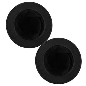 2Pcs 접이식 마술사 탑 햇 블랙 의상 파티 모자 무대 트릭용 가장무도회 카니발 이벤트 탑 햇 남성용