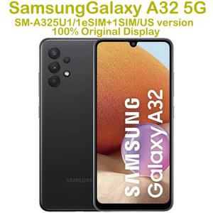삼성 갤럭시 A32 5G A325U1 스마트 안드로이드 폰 6.5인치 60Hz 삼성 쿼드 카메라 48MP NFC 5000mAh 미국판 오리지널 언락폰