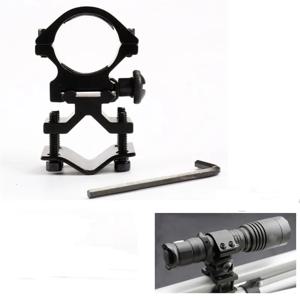 범용 금속 레일 클립 25mm 링 20mm 레일 건 마운트 전술 손전등 레이저 토치 브래킷 501B C8 사냥 플래시 라이트