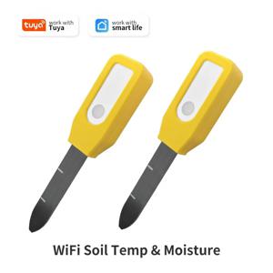 Tuya WiFi 온도 센서 스마트 토양 모니터 배터리로 작동되는 스마트 라이프 모니터링 Alexa를 통한 스마트 홈 자동화