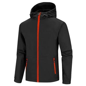 남성 캐주얼 후드 소프트 재킷 코트 윈드브레이커 긴팔 청년 패션 봄 2025 야구 칼라 롱 다운 재킷