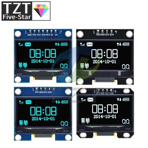 1.3인치 OLED 모듈 SPI/IIC I2C 통신 흰색/파란색 128X64 1.3인치 OLED LCD LED 디스플레이 모듈 1.3