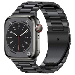 애플 워치 밴드용 스트랩, 스틸 팔찌, iwatch 시리즈 7 8 9 se 4 5 6, 울트라 2, 44mm, 40mm, 45mm, 41mm, 49mm, 42mm, 44 45mm