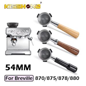 Breville 870 878 880 교체 필터 바구니 Naked Barista Tools 에스프레소 액세서리 용 54mm 커피 Bottomless Portafilter