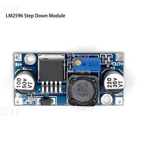 LM2596 조정 가능한 DC-DC 스텝다운 벅 컨버터 모듈, 넓은 입력 전압 조정기 전원 공급 장치 보드