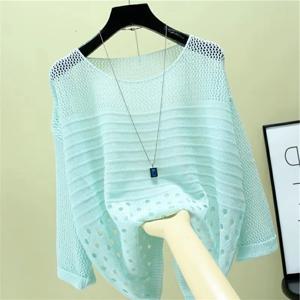 패션 얼음 실크 여성 니트 조끼 탑 봄과 여름 새로운 속이 빈 얇은 Bottoming 슬링 streetwear 의류 ​​간단한 셔츠