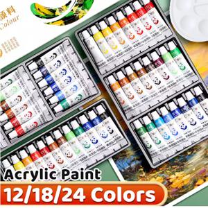 5ml 병의 아크릴 페인트 세트, 무독성 아크릴 페인트 페이딩 없음, 초보자 어린이 성인 예술가 그림