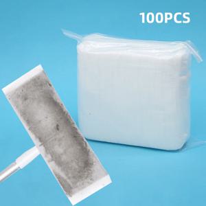 100pcs 일회용 정전기 먼지 제거 걸레 종이 홈 주방 욕실 청소 천 교체 걸레 헤드 천 100pcs Di