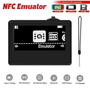 NFC 시뮬레이터 Pixl 에뮬레이터 iNFC Infinite Swipe OLED HD 스마트 블루투스 시뮬레이터 (스위치2/3DS/Wii U 게임 액세서리용)