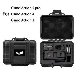 DJI Action 5 Pro/Osmo Action 4/3 액세서리용 하드 케이스 방수 박스 휴대용 보관 보호 가방