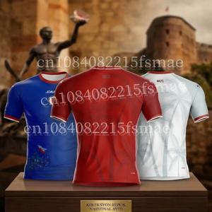 NEW HAITI 크루넥 저지 크루넥 티셔츠 3D 그래픽 프린트 키즈 스포츠웨어 운동복 피트니스 트레이닝 티셔츠 풋볼 셔츠