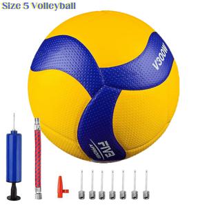 MVA300 V300W PU 가죽 볼 사이즈 5 배구 경기용 소프트 터치 실내외 스포츠 체육관 훈련용 배구공