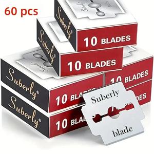 30/50/60/100pcs 블레이드 고품질 블레이드 탄소강 교체용 손발 파일 발 각질 제거 케어 페디큐어 도구