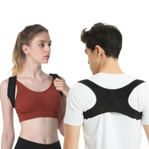 남성 및 여성용 등 교정 벨트, 보이지 않는 통기성 자세 교정 보조기, 20-75kg 무게의 사람에게 적합