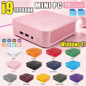 미니 PC 인텔 코어 i9 10980HK 윈도우 11 소형 포켓 컴퓨터 16GB 램 1/2TB SSD WIFI6 BT5.2 4K 데스크탑 PC 게이밍 컴퓨터