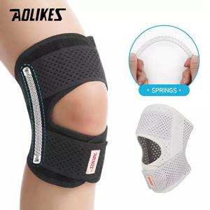 AOLIKES 1PCS 새로운 무릎 보호대(측면 안정 장치 포함)는 반월상 연골 파열을 완화합니다. 무릎 통증 관절 통증 완화 무릎 지지대 무릎 패드
