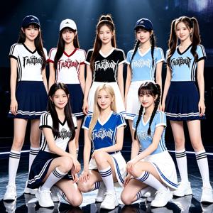 피트니스 댄스 공연 유니폼 스커트 세트 여성 팀 치어리딩 여름 깅엄 체크 스커트 댄스 공연 의상