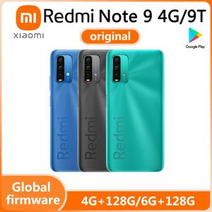 글로벌 버전 레드미 노트 9/9T 4G 휴대폰 샤오미 4GB 128GB 스냅드래곤 662 풀 네트콤 6000mAh 배터리