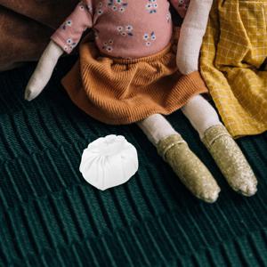 12Pcs 미니어처 셰프 모자 흰색 천 부드러운 소재 DIY 요리 드레스 모자에 대한 귀여운 인형 집 액세서리