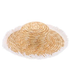 미니어처 밀짚모자 창의적인 미니 짠 작은 밀짚모자 DIY 공예품 헤어 액세서리 미니 인형의 집 액세서리 작은 공예 모자