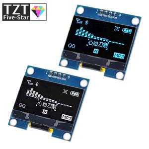 4PIN 1.3 OLED 모듈 흰색/파란색 128X64 1.3 인치 OLED LCD LED 디스플레이 모듈 1.3 