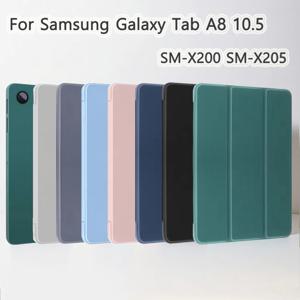 삼성 갤럭시 탭 A8 10.5인치 2022(SM-X200/X205/X207)용 케이스, 자동 깨우기/수면 기능이 있는 슬림형 경량 스탠드 태블릿 커버
