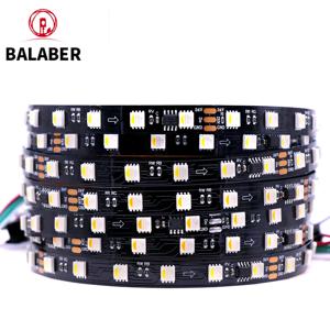 12V 24V WS2814 RGBWW RGBCW LED 스트립 라이트 4in1 (SK6812 RGBW 유사) 그룹 주소 지정 가능 WS2811 5050 3핀 LED 조명 IP30 65 67 LED