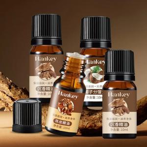 10ml 한지 로즈 진저 쑥 마사지 오일 구아샤 경락 촉진 바디 오일 천연 진정 및 휴식 스킨케어 에센셜 오일