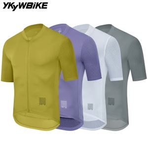 YKYWBIKE 남성용 사이클링 저지 반팔 여름 MTB 마이요 셔츠 다운힐 저지 로드 바이크 프로 팀 산악 자전거 의류