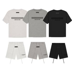 22SS 남성용 더블 레이어 오버사이즈 후디 조깅 세트 - 플러시 레터 프린트 앞면 및 뒷면, 하이 스트리트 커플 매칭 트랙수트 Lu