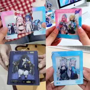 게임 블루 아카이브 Azur Lane IJN Taihō Yozakura Kirara 코스프레 키 체인 아크릴 열쇠 고리 열쇠 고리 가방 액세서리 장식 소품