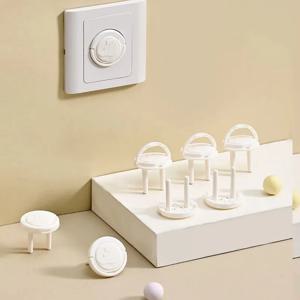10pcs 아기 안전 소켓 커버 전기 콘센트 보호기 커버 전기 충격 방지 소켓 커버 어린이 안전 보호