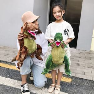 선물용 만화 공룡 크로스백 재미있는 귀여운 애니메이션 스쿨백 대용량 공룡 백팩