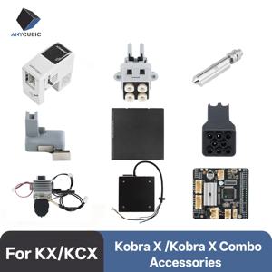 ANYCUBIC Kobra X Kobra X 콤보 액세서리 프린트헤드 PEI 플레이트 메인보드 0.25/0.4/0.6/0.8mm 노즐 필라멘트 허브 핫베드 어셈블리