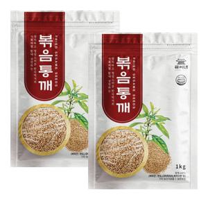 류씨네 볶음통깨 1kg 2개