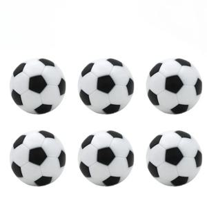 6Pcs 32mm 고탄성 푸스볼 공 내마모성 미니 테이블 축구 공 게임용 교체 푸스볼 액세서리