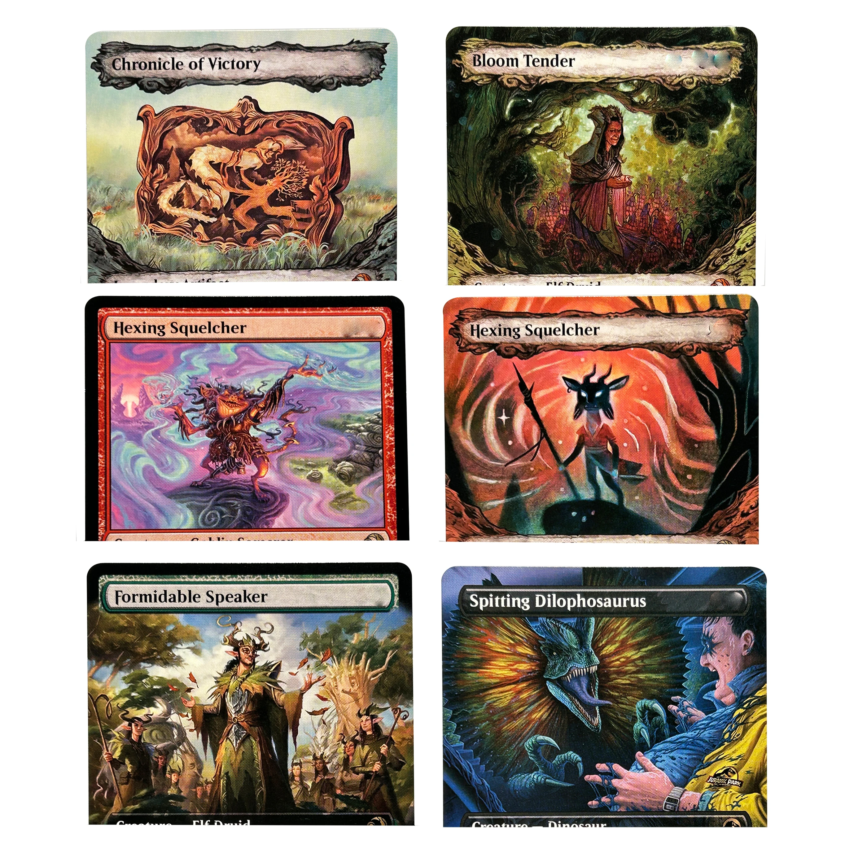 블룸 텐더 문쉐도우 헥싱 스퀼처 ECL 오우로보로이드 EOE 피렉시안 알터 SLC TCG 영어 카드 퀄리티 보드 트레이딩 카드 게임