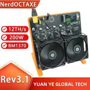 X/O 5개 구매 시 3개 무료 제공 NERDMINER NerdOCTAxe Rev 3.1 12T 비트코인 ​​채굴기
