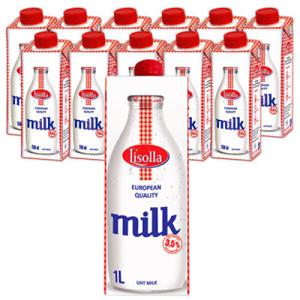 믈레코비타 리솔라 수입 멸균우유 1000ml 12개입 폴란드 우유