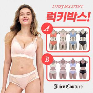 (현대홈쇼핑)신년특가쥬시꾸뛰르 노와이어 브라팬티 럭키박스 4세트(8종)