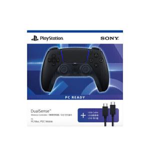 PS5 듀얼센스 컨트롤러 미드나이트 블랙 + PC용 USB 케이블 (최종혜택 8.1만)