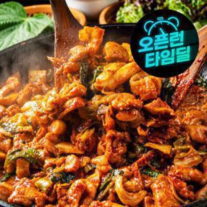 순수본가 춘천양념 닭갈비 600g x 4팩/ 닭다리살/ 닭갈비는 양념맛