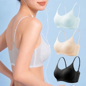(3개세트) 아이스터치 심리스 끈 브라탑 28g 슬림 여름 브라 (10%+15%)